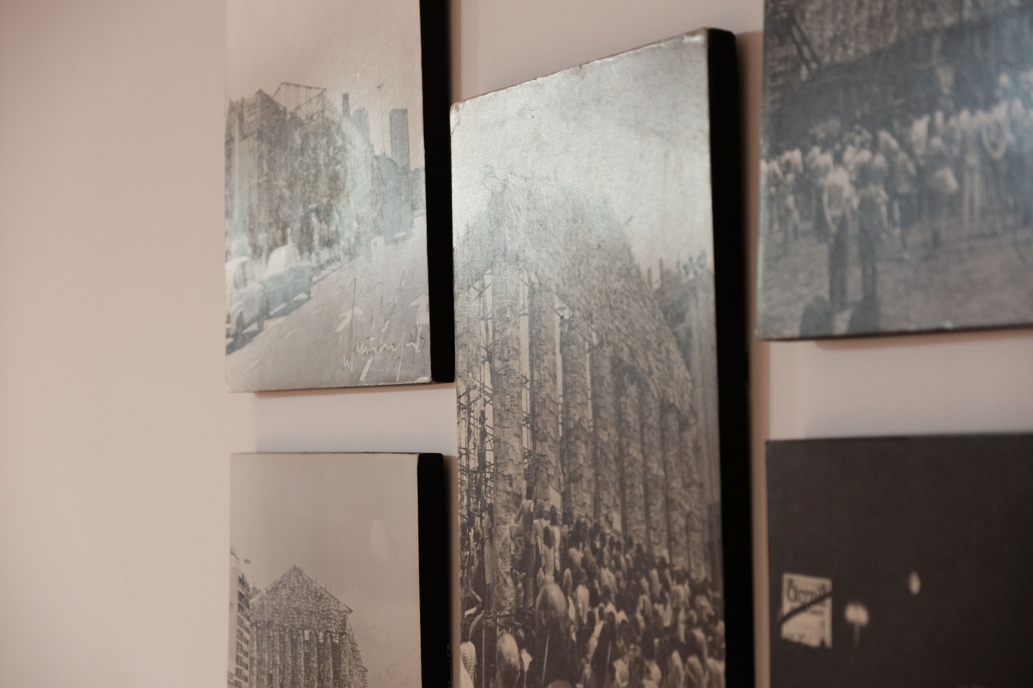 Paintings on a wall